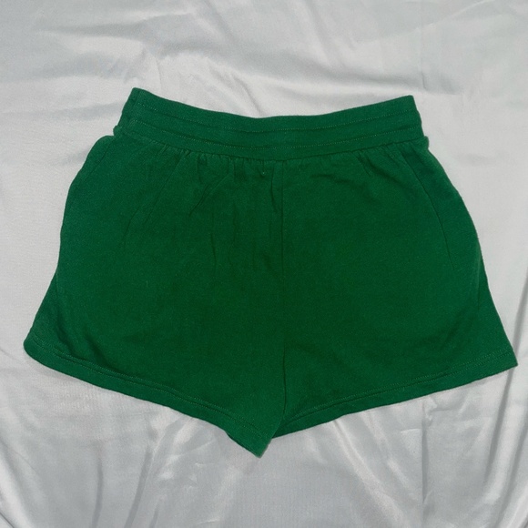 Colsie Women’s Green Fleece Lounge Shorts — Size S - Picture 4 of 4
